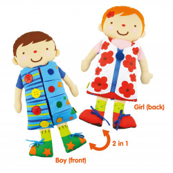 2 in 1 Dress Up Doll